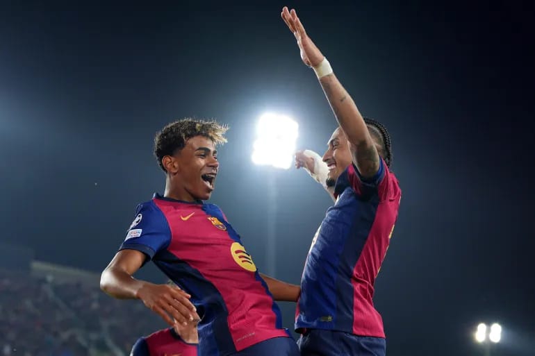 برشلونة أكثر الفرق نموا في العالم ولامين يتفوق على مبابي