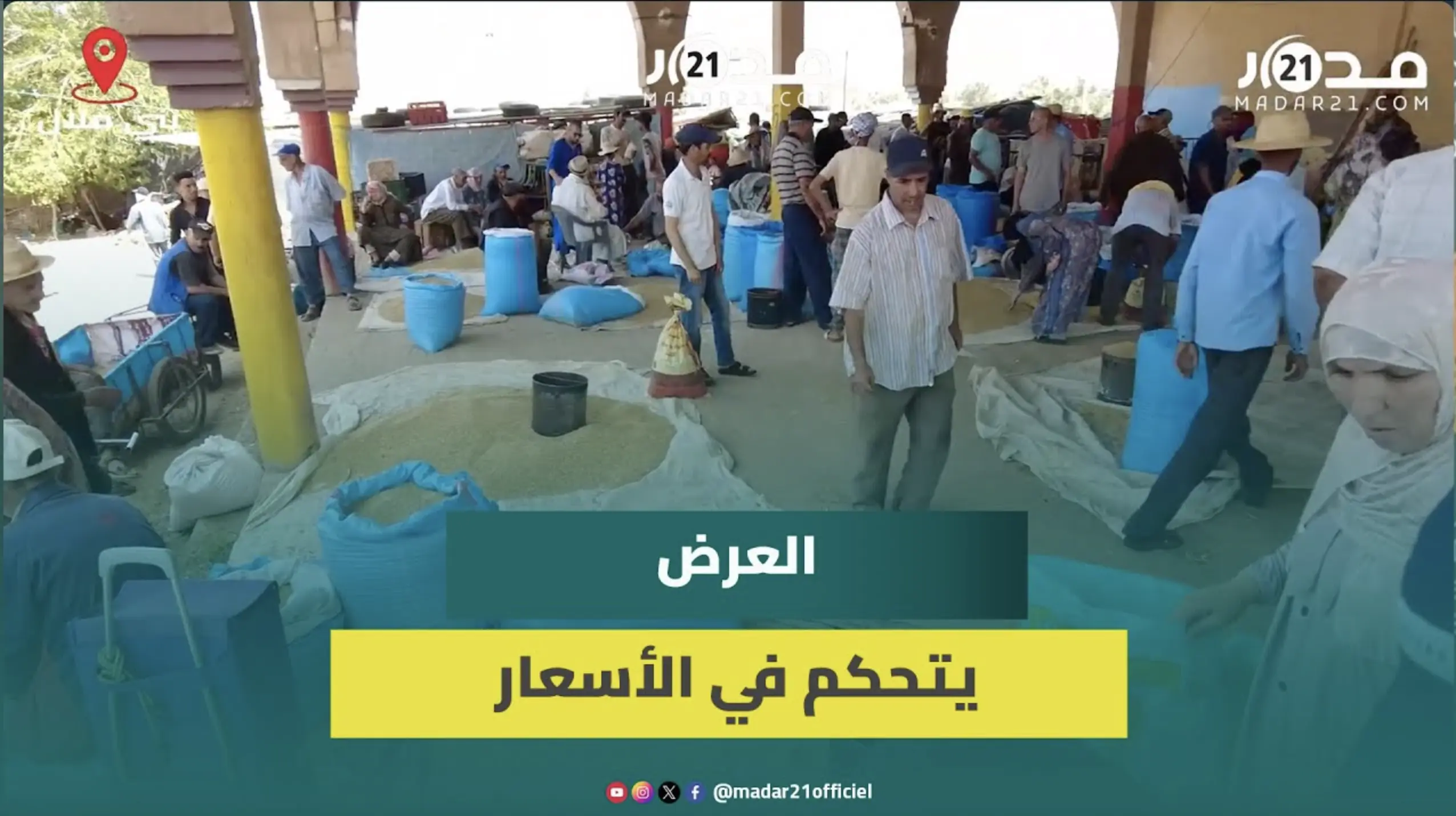 موسم فلاحي مبشر بالأطلس المتوسط وتجار بزاوية الشيخ يتوقعون استقرار أسعار الحبوب بسبب الوفرة
