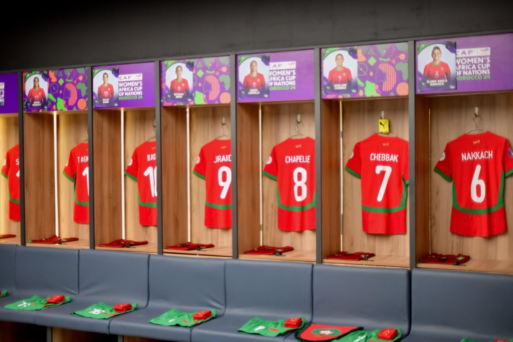 التشكيل الأساسي للمنتخب المغربي النسوي في نهائي كأس إفريقيا