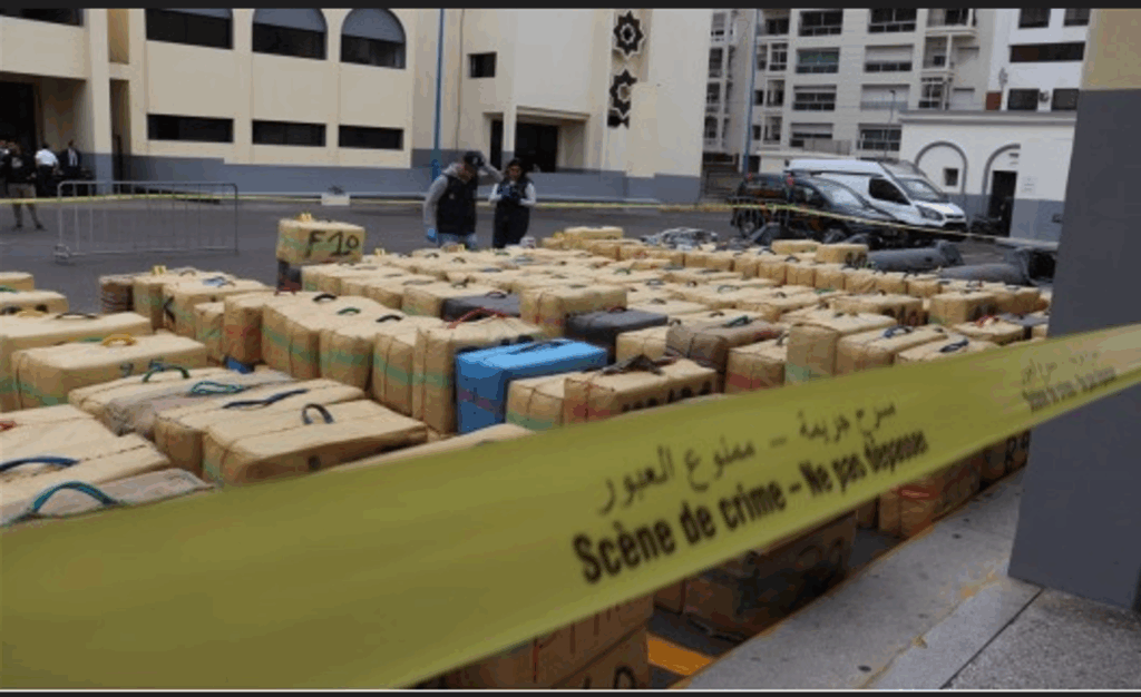 حجز أزيد من 300 طن من مخدر الشيرا وطنين من الكوكايين بالمغرب