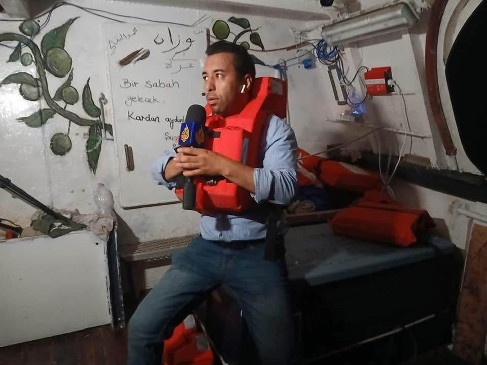 تضامن واسع مع الصحفي محمد البقالي بعد اعتقال إسرائيل ركاب سفينة “حنظلة”