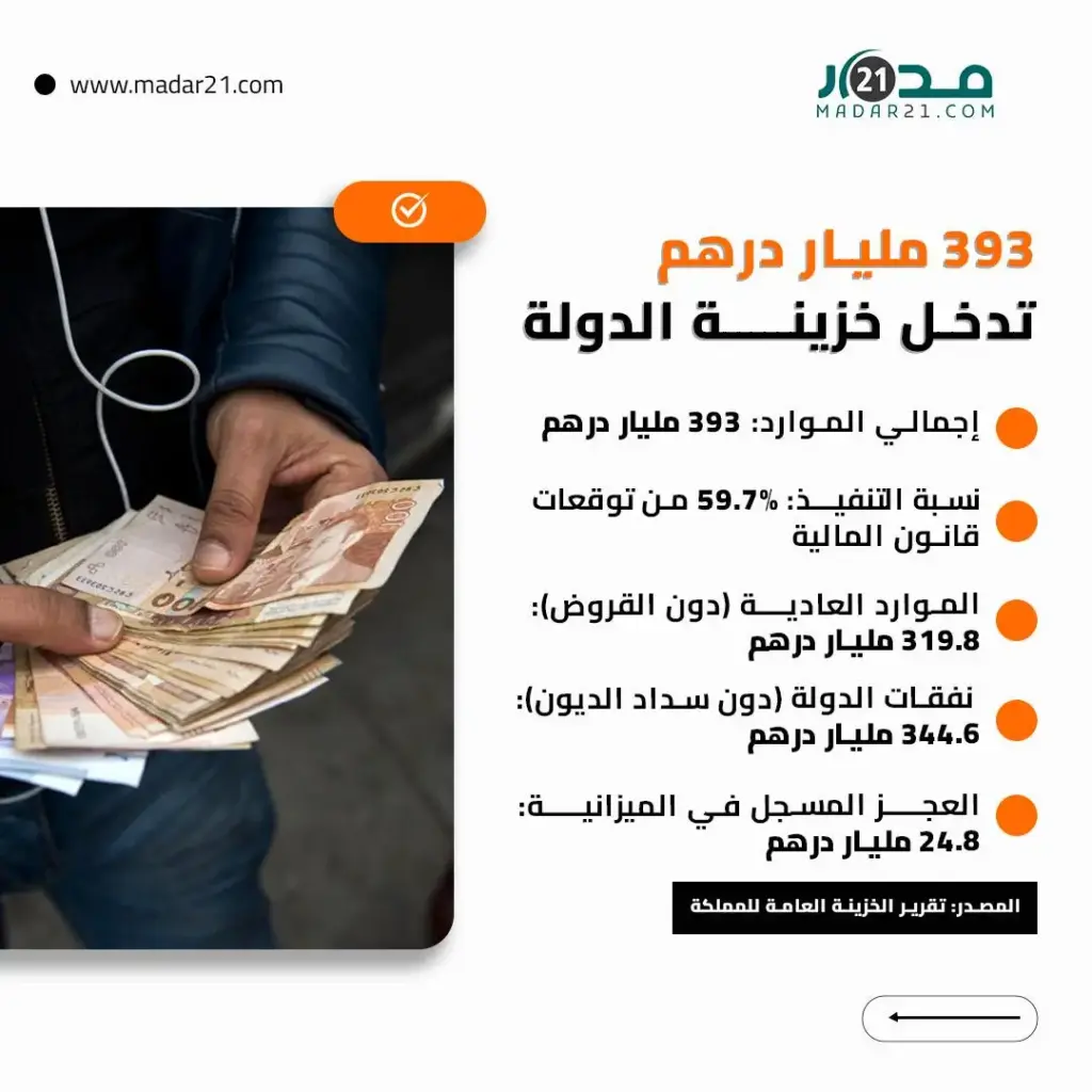 393 مليار درهم تدخل خزينة الدولة