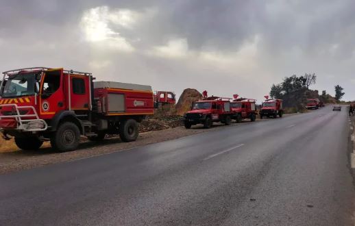 4 قتلى في تحطم طائرة تابعة للدفاع المدني بالجزائر