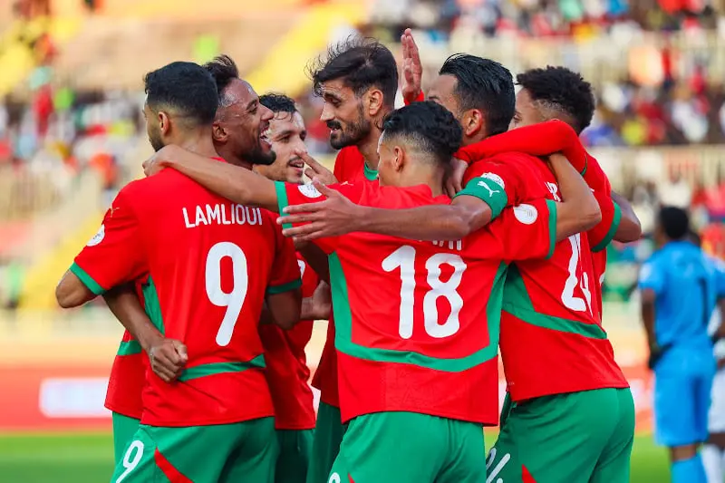 المنتخب المغربي ينهي الشوط الأول لنهائي “الشان” متفوقا بثنائية