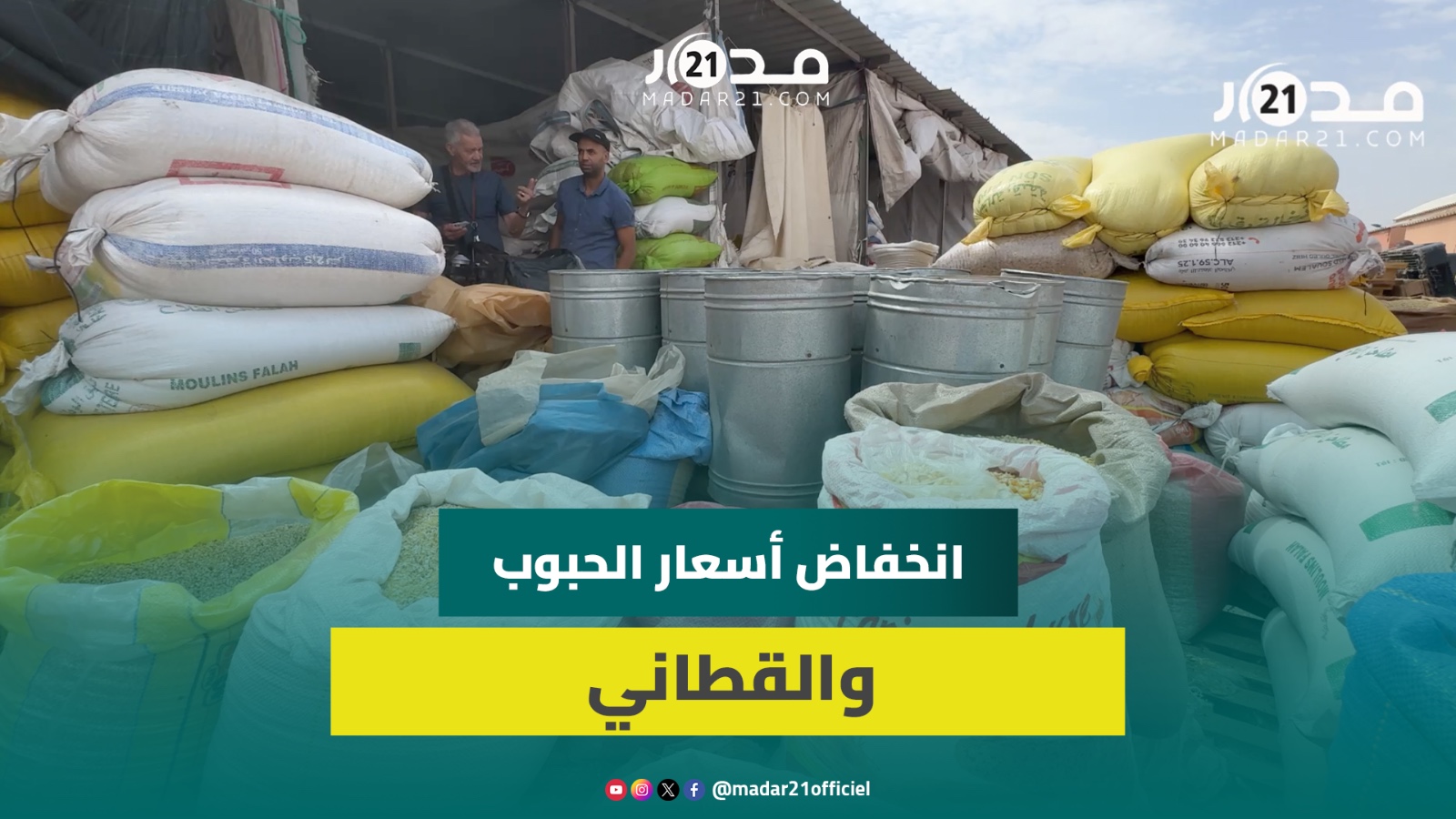 تحسن مستوى محاصيل الحبوب والقطاني يخفض أسعار الجملة بالأسواق الوطنية