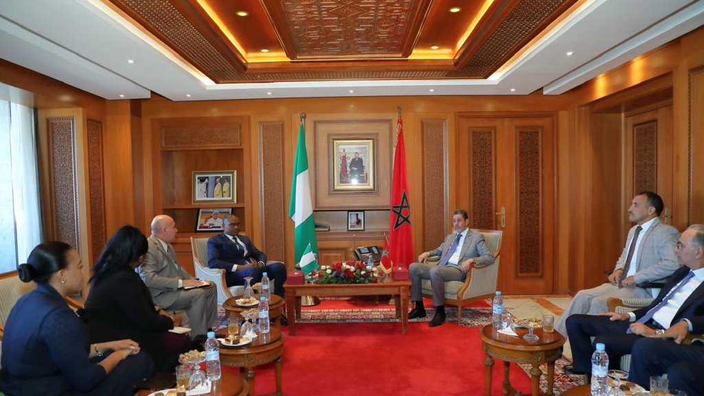 عبد النباوي يجري مباحثات مع وفد قضائي من نيجيريا