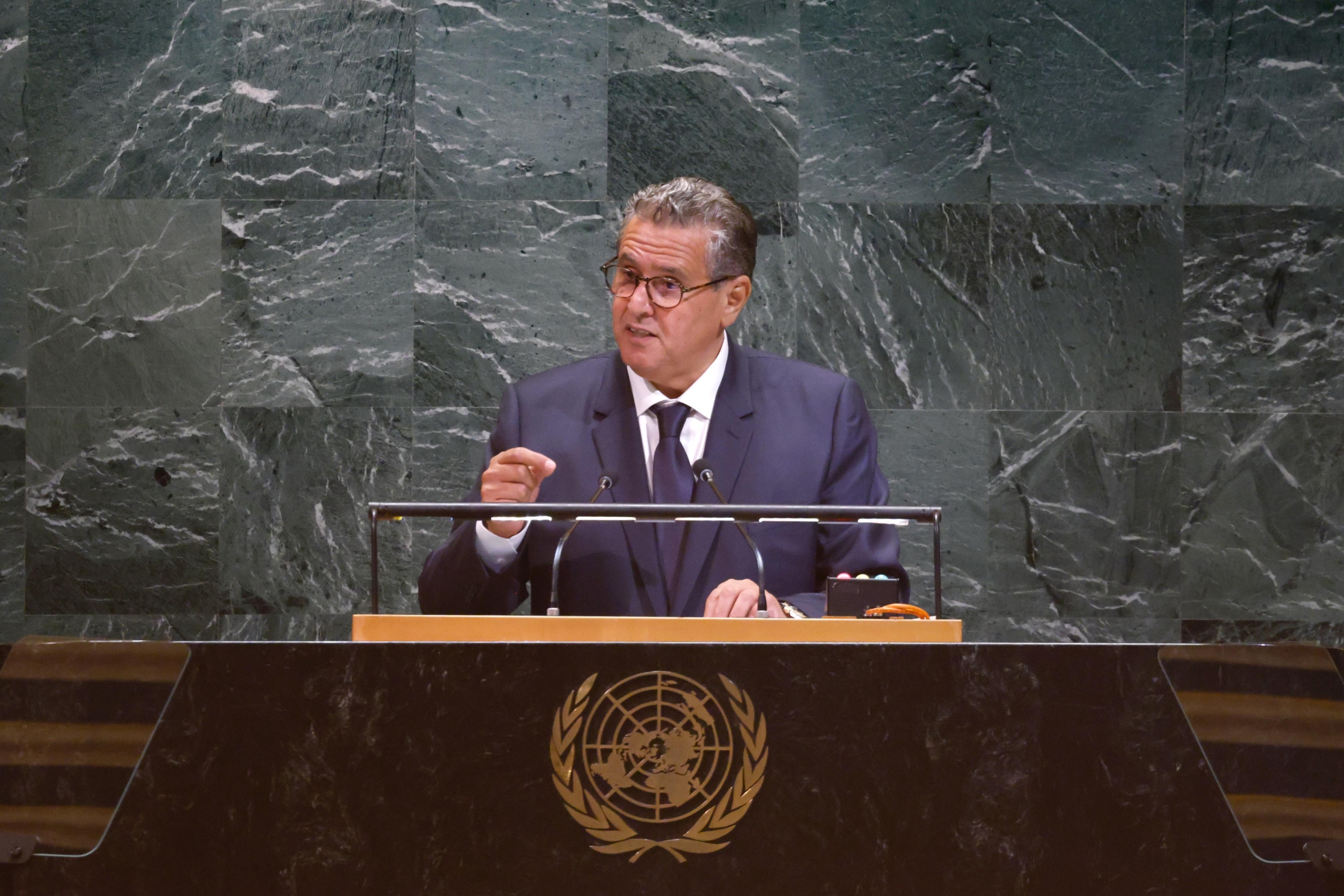 رئيس الحكومة من قلب الأمم المتحدة: الحكم الذاتي الحل الواقعي والدائم لملف الصحراء
