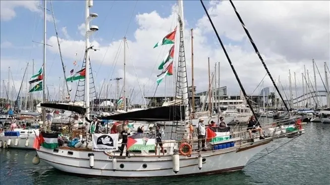 ناشط بـ”أسطول الصمود”: لا نخشى إسرائيل