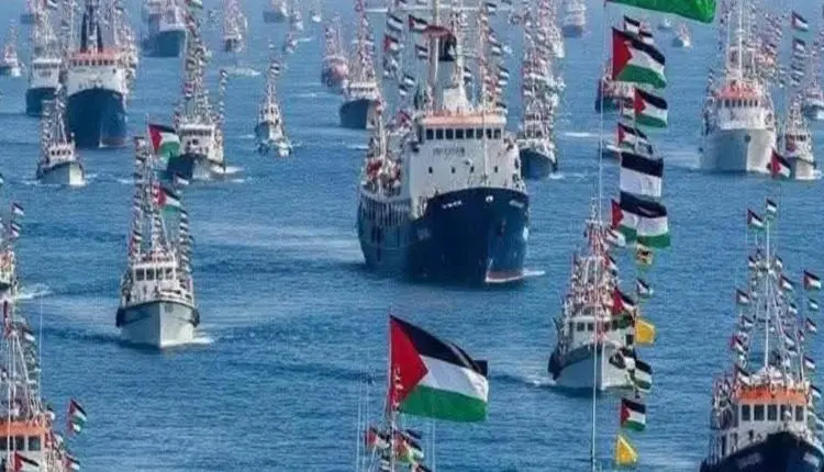 إسرائيل تعترض آخر سفن أسطول الصمود وتبدأ ترحيل النشطاء و9 سفن تبحر لغزة