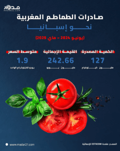 صادرات الطماطم المغربية نحو إسبانيا