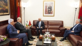 العلمي يتباحث مع رئيس المجلس الوطني الفلسطيني