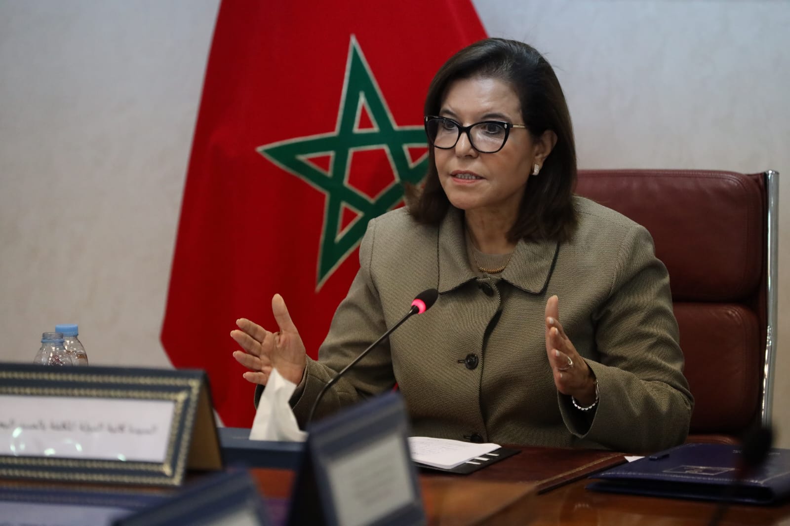 الدريوش تتباحث مع وفود من جزر البليار والأمم المتحدة للمرأة
