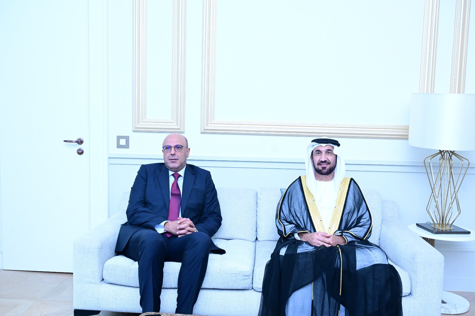 ولد الرشيد يتباحث بجنيف مع رئيس البرلمان العربي