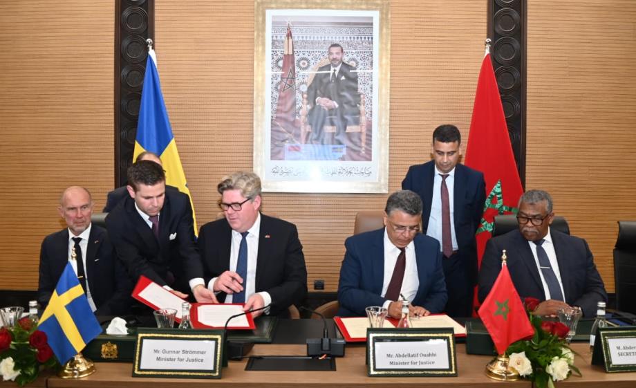 المغرب والسويد يعززان تعاونهما القضائي والقانوني