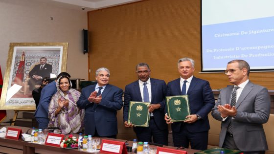 زيدان يوقع اتفاقية إحداث وحدة صناعية لـ”البوليسيلسيوم” بطانطان