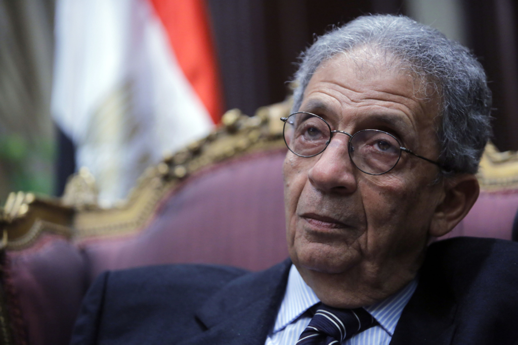 عمرو موسى يشيد برؤية الملك لسلام دائم بالشرق الأوسط