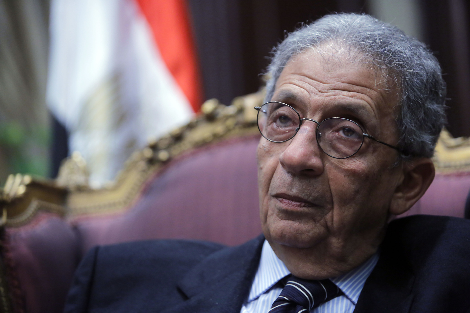 عمرو موسى يشيد برؤية الملك لسلام دائم بالشرق الأوسط