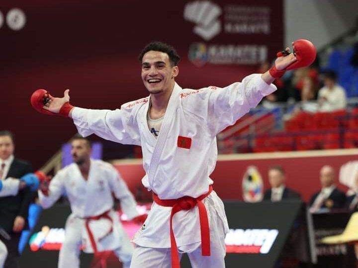 المغربي سعيد أوبايا يحرز الميدالية الفضية في بطولة العالم للكراطي