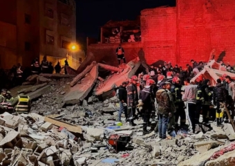 مصرع طفلين في انهيار جزئي لبناية بتطوان 
