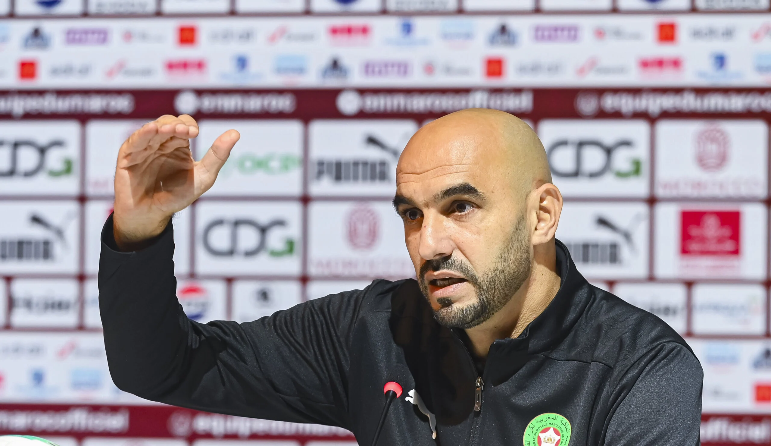 الركراكي: الجمهور مفتاح فوزنا بلقب كأس إفريقيا ومواجهة مالي صعبة