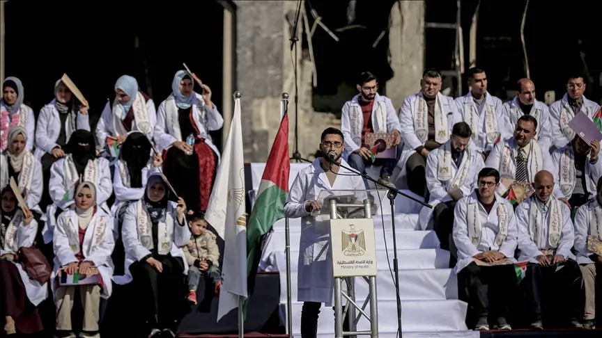  تخرج 168 طبيبًا فلسطينيا بغزة