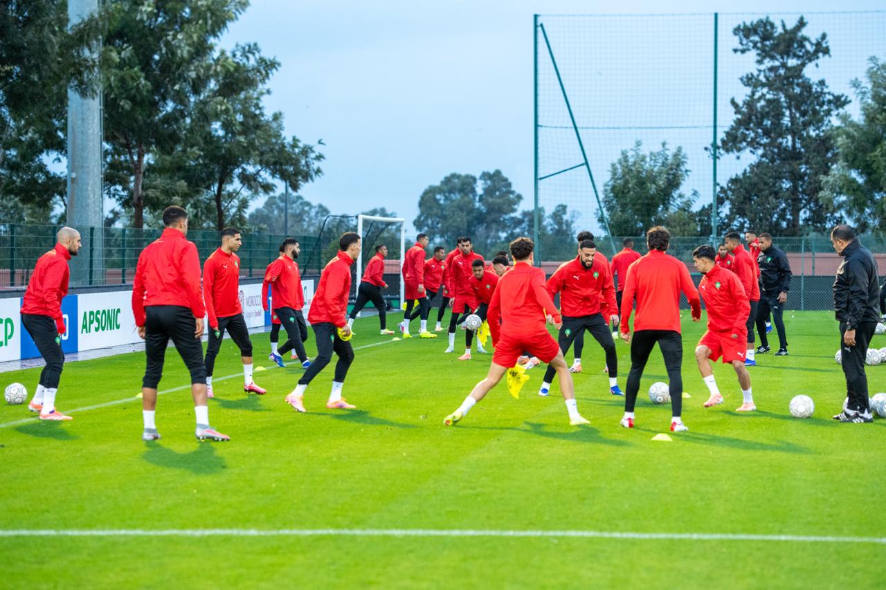 المنتخب المغربي ينهي استعداداته لمواجهة زامبيا
