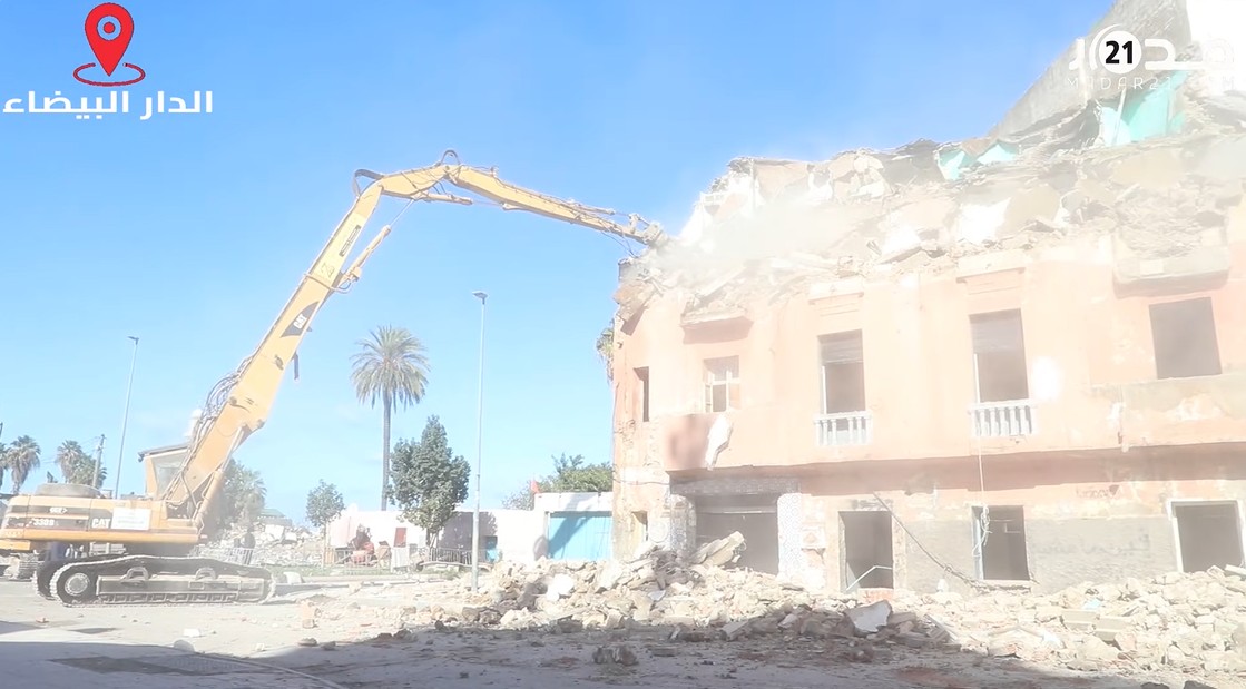 تسارع هدم الأسواق والمنازل الآيلة للسقوط يستنفر معارضة جماعة البيضاء