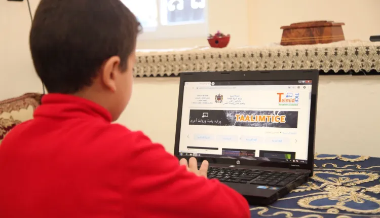 دروس عن بعد وأقسام افتراضية للتلاميذ المتضررين من الفيضانات