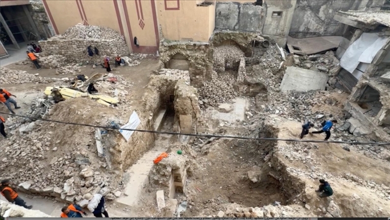 من تحت الأنقاض إلى الذاكرة.. مشروع لترميم حمام السَّمرة بغزة من تحت الأنقاض إلى الذاكرة.. مشروع لترميم حمام السَّمرة بغزة