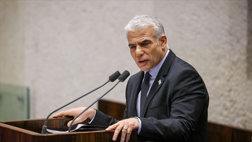 لابيد يدعم مخطط “إسرائيل الكبرى”
