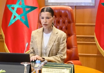 للا مريم تستقبل الأطفال المقدسيين المشاركين في المخيم الصيفي