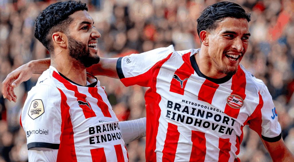 الصيباري ودريوش يقودان أيندهوفن للتتويج الـ27 بالدوري الهولندي