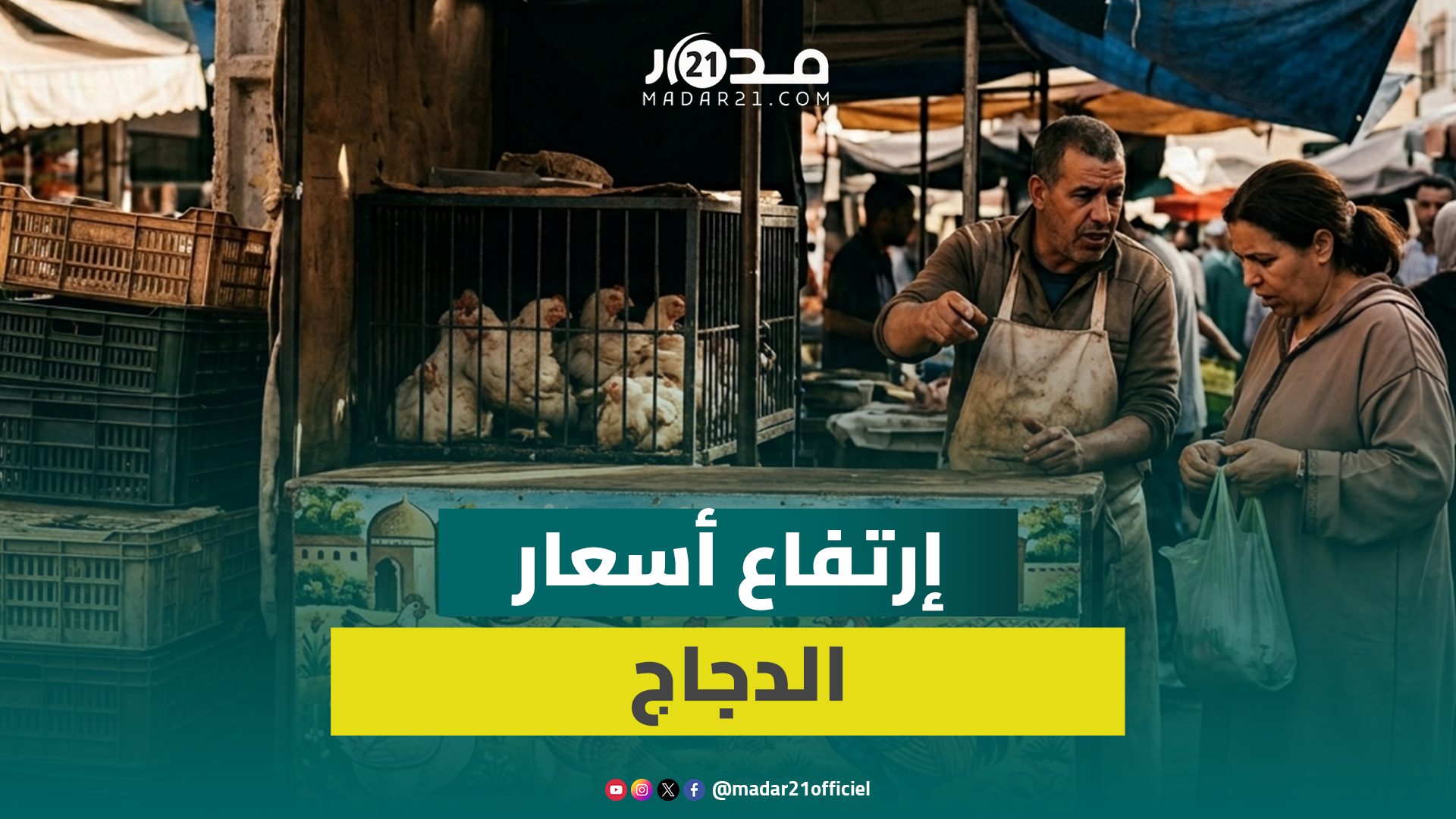 بسبب قلة العرض.. سعر الدجاج يصل لـ20 درهماً ومهنيون يناشدون المسؤولين للتدخل