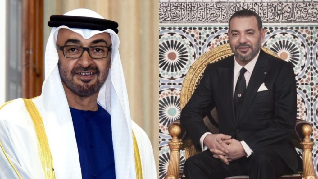 اتصال هاتفي بين الملك محمد السادس ورئيس دولة الإمارات لبحث تطورات المنطقة