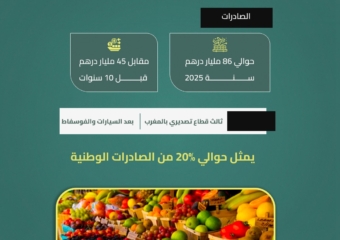 الصادرات المغربية في قطاع الصناعات الغذائية