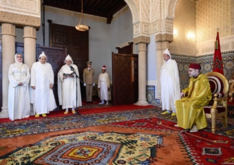 الملك يعين رئيس المحكمة الدستورية ويستقبل الأعضاء المعينين