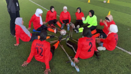 مع انطلاق المونديال.. مبتورات أطراف بغزة يطاردن حلم كرة القدم
