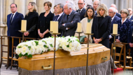 الأميرة للا مريم تمثل الملك في جنازة برناديت شيراك