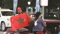 الجالية المغربية بالإمارات تحتفي بفوز “أسود الأطلس”