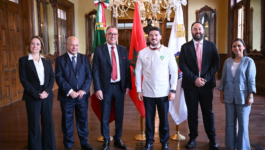 حاكم “نويفو ليون” يستقبل فوزي لقجع بمونتيري