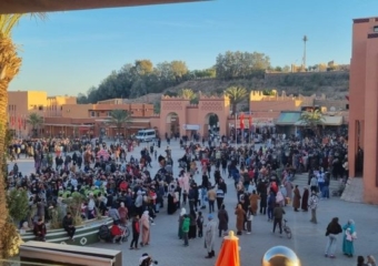 ساحة الموحدين بورزازات.. القلب النابض لمدينة الألف قصبة وقصبة