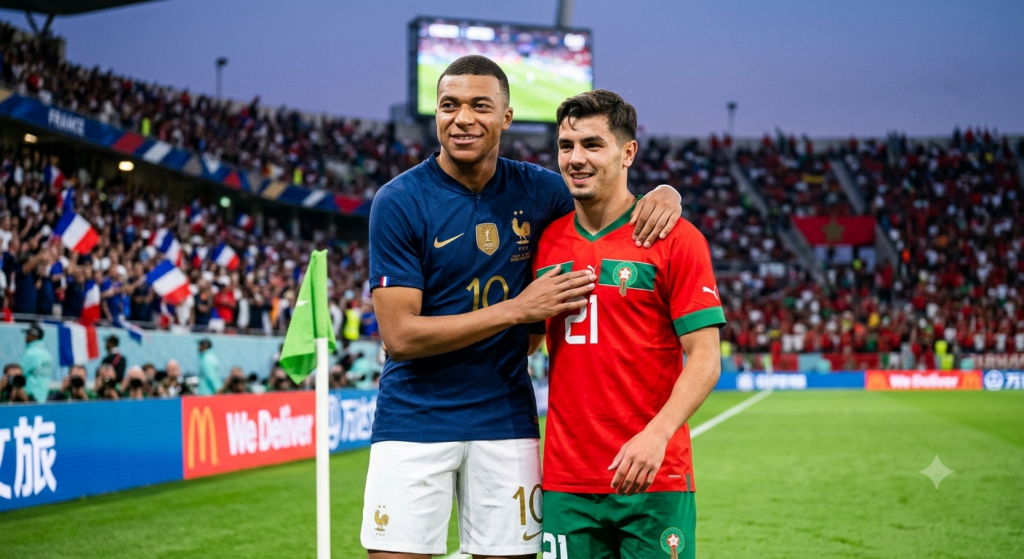دياز ومبابي.. صراع الكبار في قمة المغرب وفرنسا