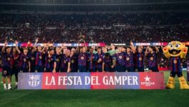 برشلونة يتوج بكأس جوان غامبر