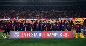برشلونة يتوج بكأس جوان غامبر