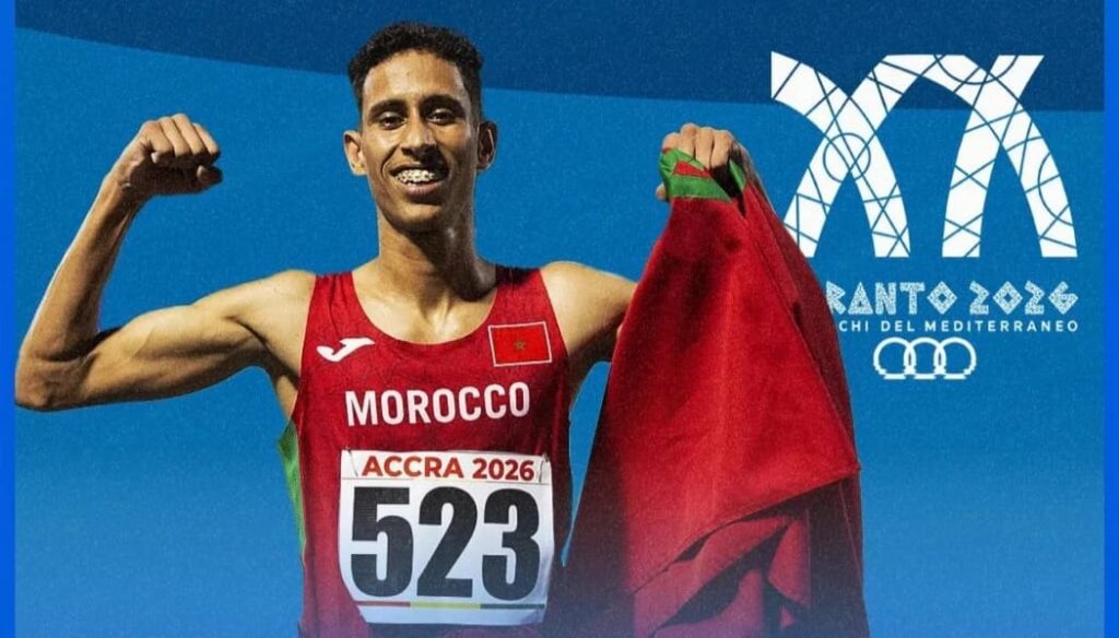 بن يزيد يفوز بذهبية سباق 3000 متر موانع