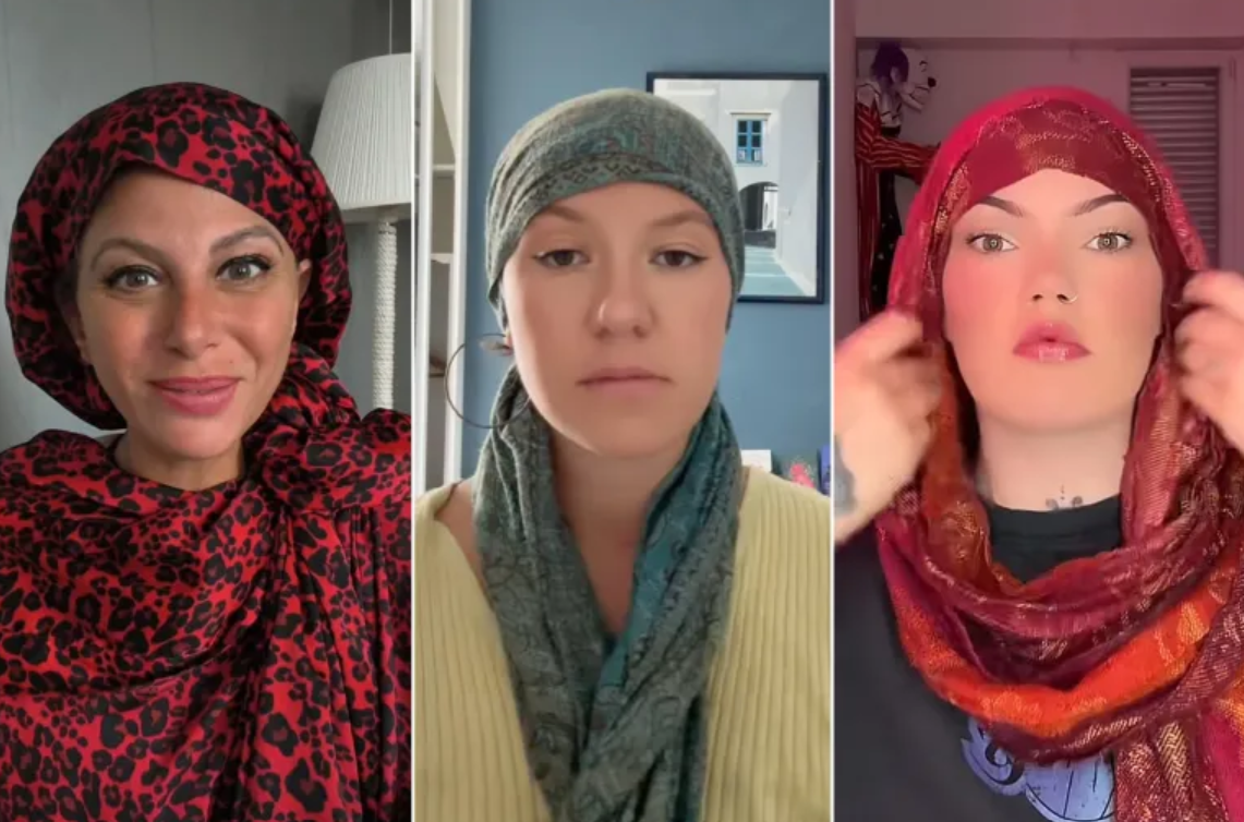 غطين رؤوسهن .. حملة رقمية بفرنسا ردا على مشروع حزب لوبان بحظر الحجاب