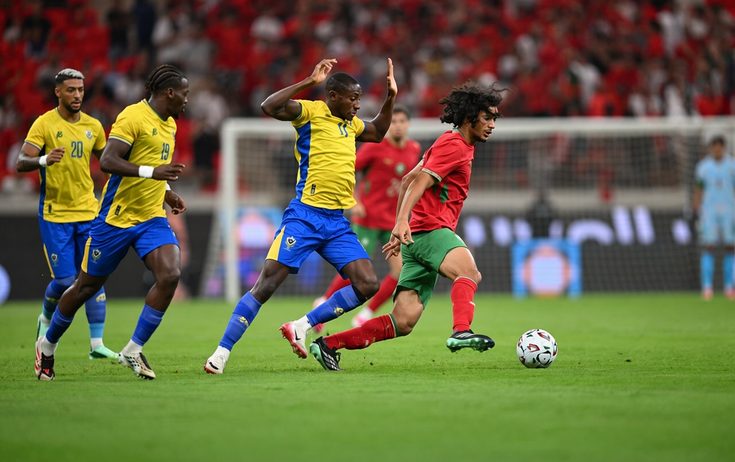 المنتخب المغربي يفتتح تصفيات “الكان” بثنائية نظيفة في شباك الغابون
