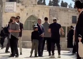 بن غفير يقتحم المسجد الأقصى