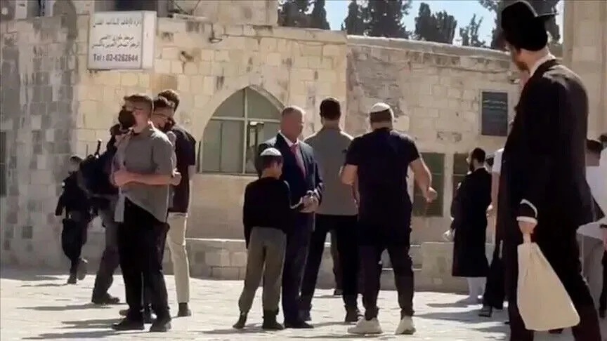 بن غفير يقتحم المسجد الأقصى