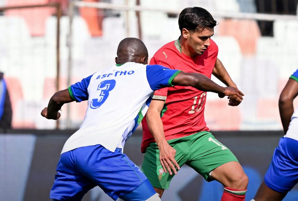 المنتخب المغربي يواصل انطلاقته القوية بتصفيات “الكان” ويسقط ليسوتو بثنائية